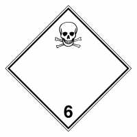 Gefahrzettel Giftige Stoffe Klasse 6.1
