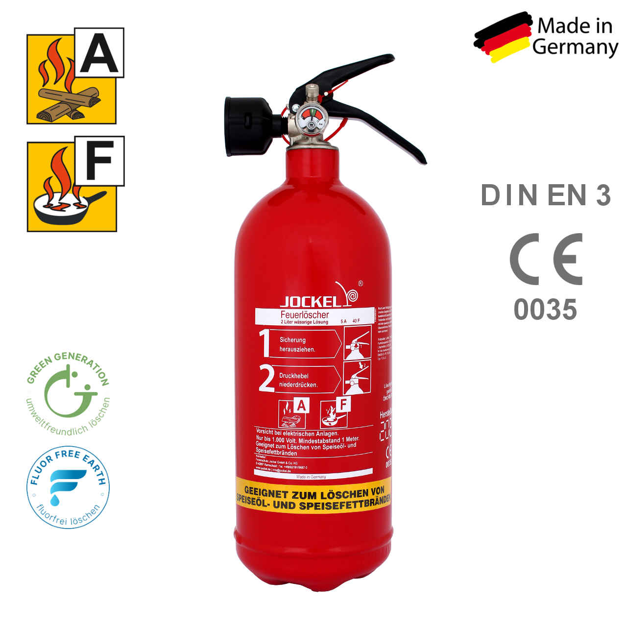 F2JM HV 5 GREEN 2.0 -30°C Feuerlöscher F2JM HV 5 GREEN 2.0 -30°C Feuerlöscher
