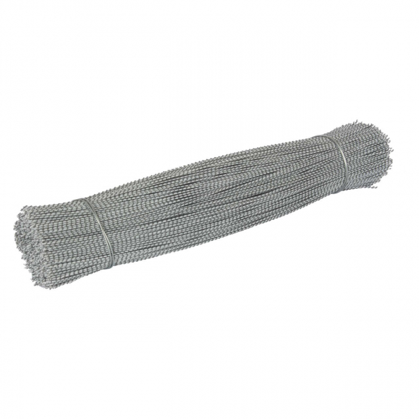 Plombendraht Perlon weiss, Eisen 0,50x0,30mm 1000 Stk à 20cm