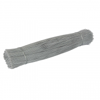 Plombendraht Perlon weiss, Eisen 0,50x0,30mm 1000 Stk à 20cm