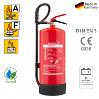 Jockel Li9M Lithium-Ionen-Feuerlöscher, 9 Liter
