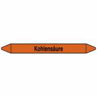 Brady Rohrmarkierer mit Text Kohlensäure Brady Rohrmarkierer mit Text Kohlensäure