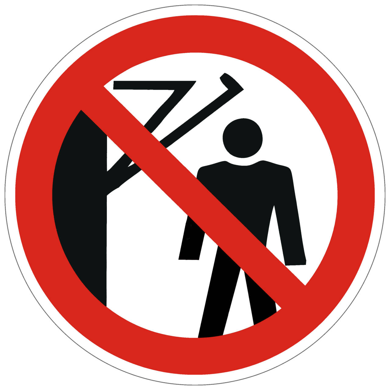 Vsafety No Parking Verbotsschild – 150x200 Mm, Rot/weiß, Aus Stabilem Kunststoff, Für Innen- & Außenbereich