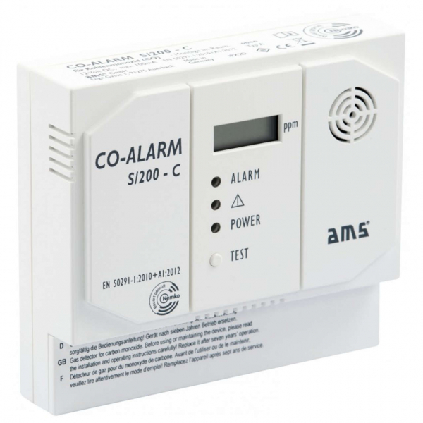 AMS CO-Melder S/200-C mit Schaltausgang