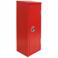 Aufputzschrank für Feuerlöscher mit Metall-Drehgriff