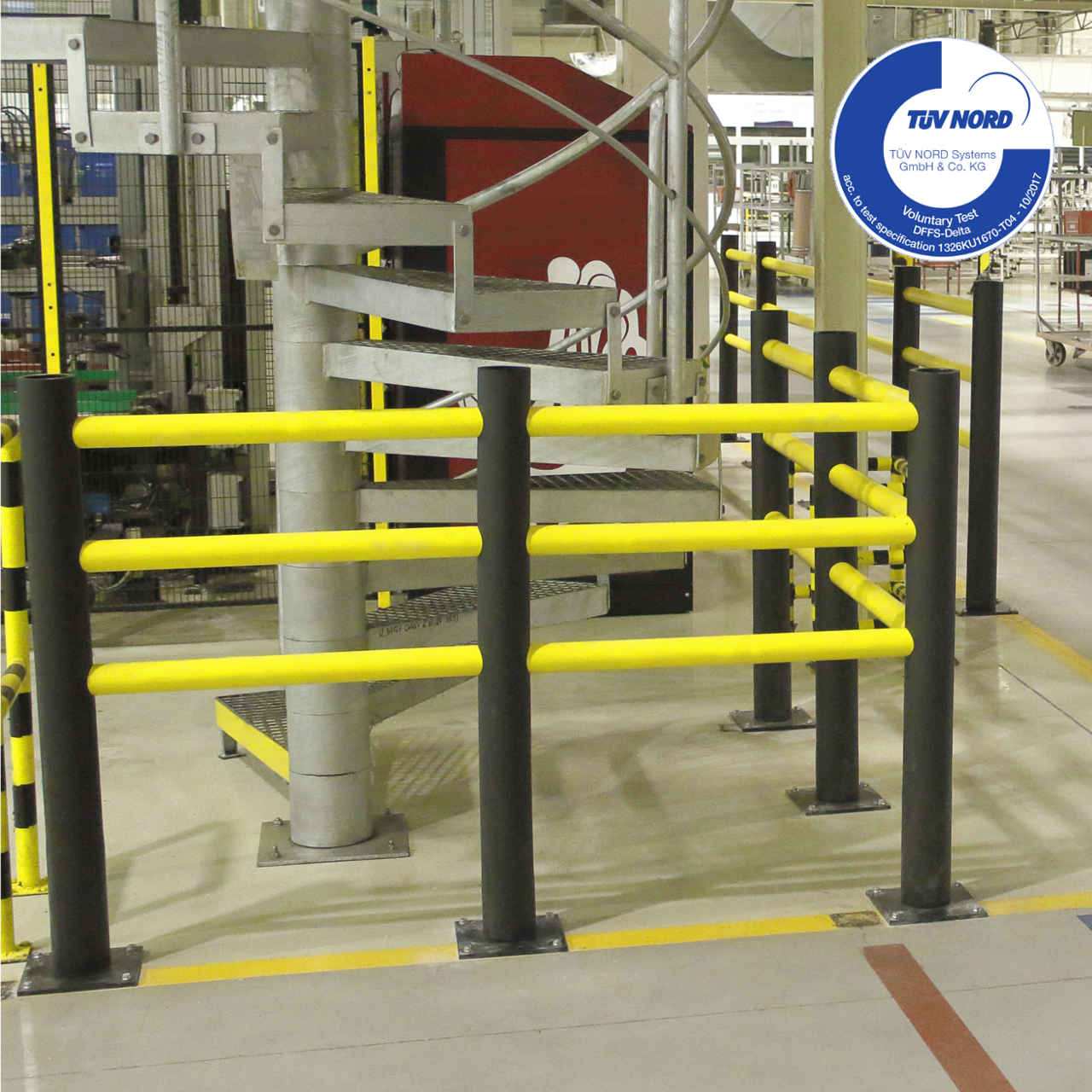 Produktbild von 2 Geländer-Reparatur-Basis Für Lose Pfosten – Slip-Fit Für 1 Zoll Pfosten, Stahl