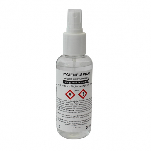 Hygiene-Spray 200 ml reinigt und desinfiziert