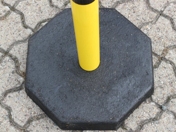 Mobile Fußplatte für Kettenpfosten rund Ø 60 mm