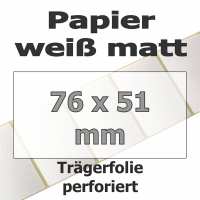 Papier-Etiketten - weiß matt (3292 Stk. auf Rolle) Papier-Etiketten - weiß matt (3292 Stk. auf Rolle)