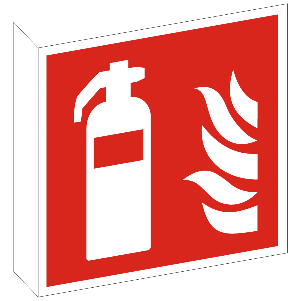 Brandschutz-Fahnenschild Feuerlöscher