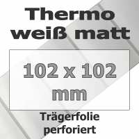Thermo-Etiketten - weiß matt (700 Stk. auf Rolle) Thermo-Etiketten - weiß matt (700 Stk. auf Rolle)