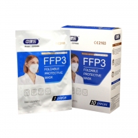 Atemschutzmaske FFP3 NR D, VPE: 10x Faltmaske ohne Ausatemventil