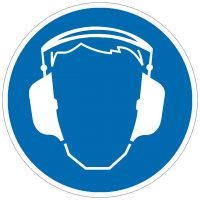 Gebotszeichen Gehörschutz benutzen nach BGV A8 (M03)