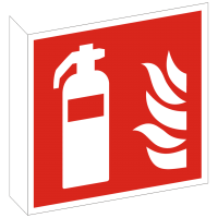 Fahnenschild Feuerlöscher nach ISO 7010 (F001)