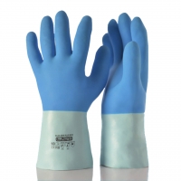 Chemikalienhandschuhe Blue-Grip Plus aus Latex