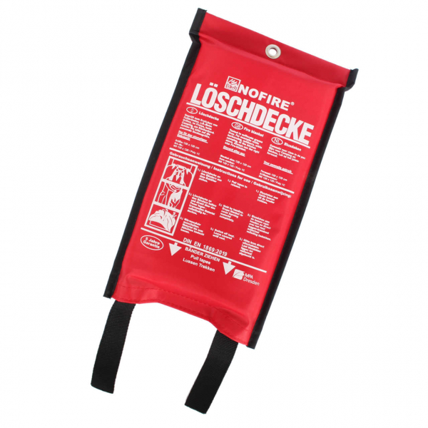 Löschdecke NOFIRE, 120x120 cm, im Polybag