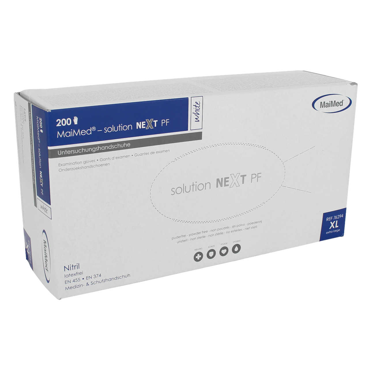 Guanti monouso in nitrile senza polvere – Biotech Medical Device – Viriprost, integratori, detergenti, parafarmaci per il tuo benessere