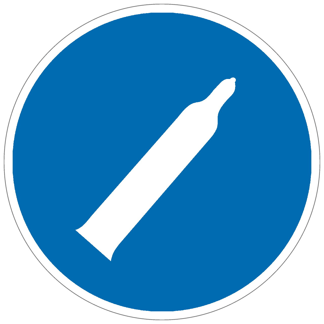 Gebotsschilder - Druckgasflasche main image 1