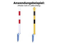 Einschlag-Bodenhülse für Kettenpfosten rund Ø 60 mm