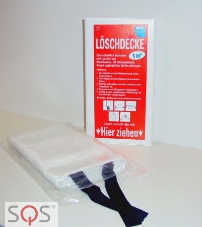 Löschdecke UNITEC 1000x1000 mm