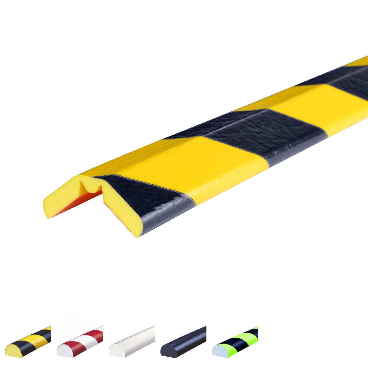 Knuffi SHG Warn- und Schutzprofil – Kantenschutz Winkel gelb/schwarz  selbstklebend