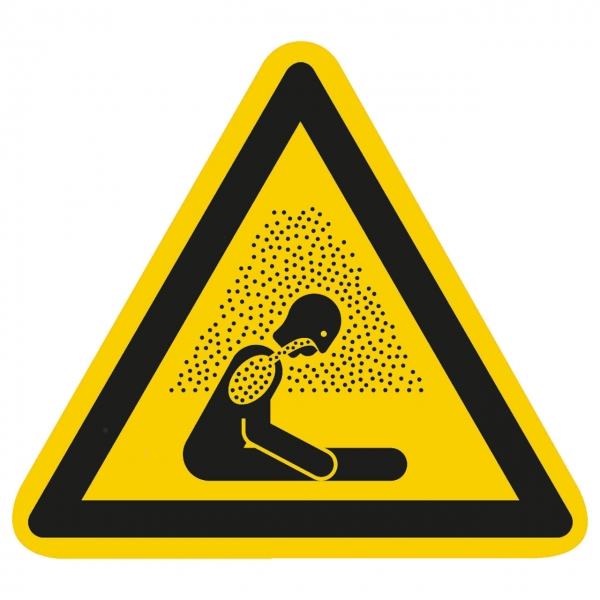 Warnzeichen Warnung vor Erstickungsgefahr nach ISO 7010 (W041)