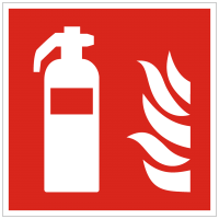 Brandschutzzeichen Feuerlöscher nach ISO 7010 (F001)