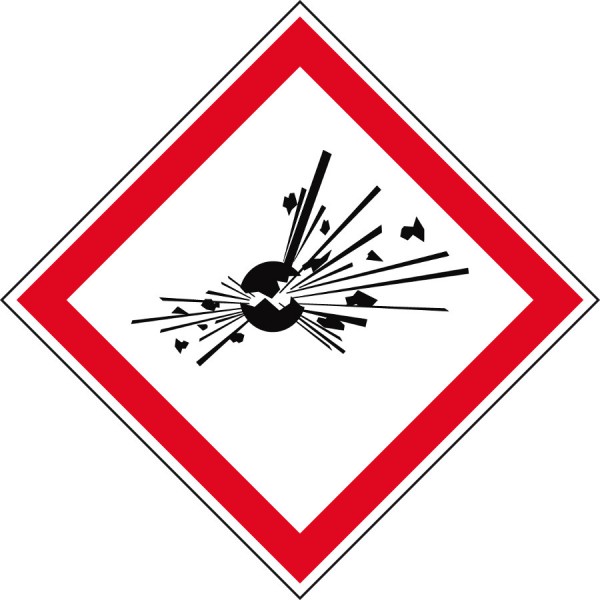 Gefahrensymbol Explodierende Bombe GHS01