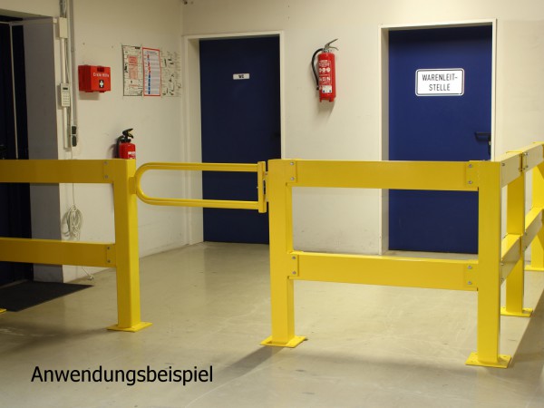 Schwingtür für Sicherheitsgeländer Stahl