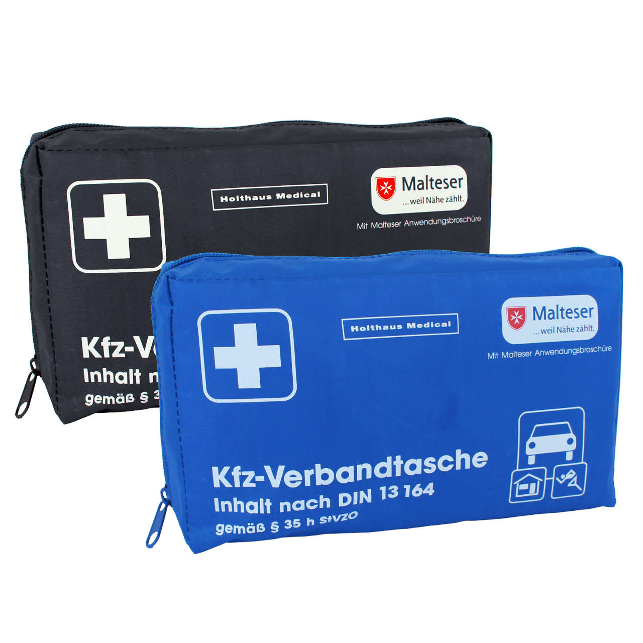 Verbandtasche DIN 13164 - Auto und Kfz Notfalltasche mit
