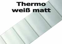 Thermoetiketten weiß matt