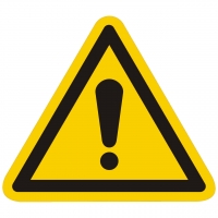 Warnzeichen Allgemeines Warnzeichen nach ISO 7010 (W001)