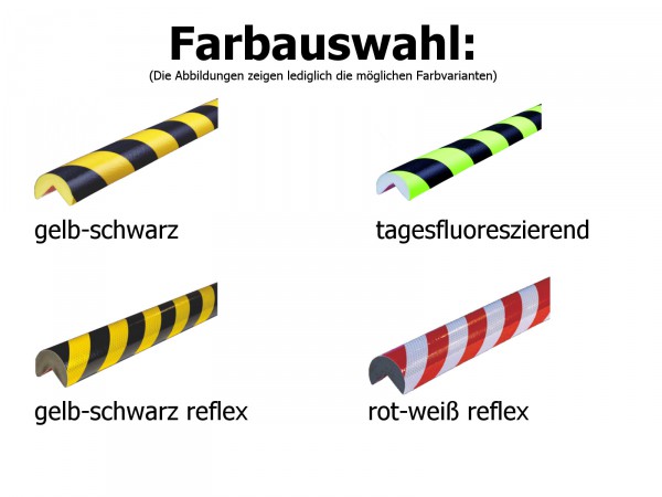 Flächenschutzprofil Knuffi® Typ C+, anschraubbar